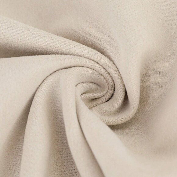 beige Casual Women's Fringe Trim Open Front Jacket - Picture 8 of 8